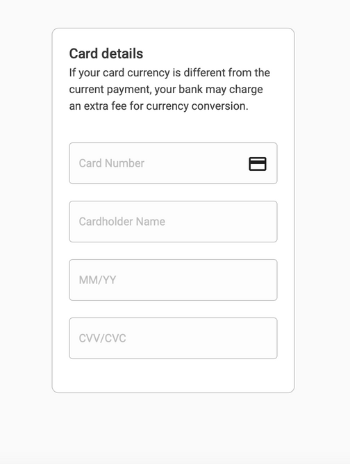 hosted page